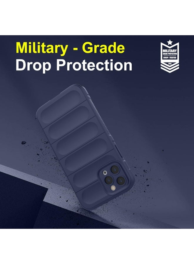 Premium Protection Back Silicone Case Compatible with Iphone 11 Pro Magic Shield Shockproof Case with Camera Protection (Blue) - Image 3