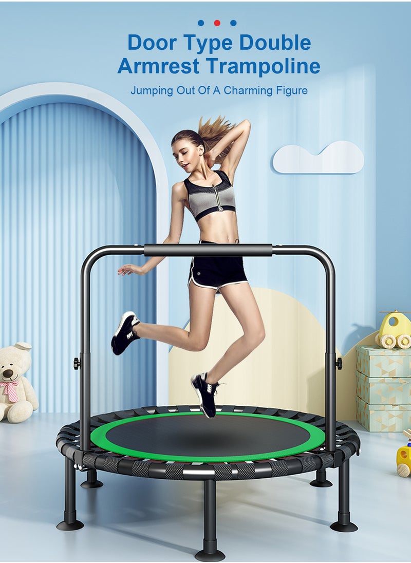 Glanfen - U-Shaped Armrest Elastic Band Folding Trampoline - Image 1
