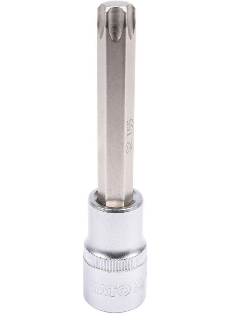 YATO Socket Bit 1/2" Torx T55 L=100mm YT-04327