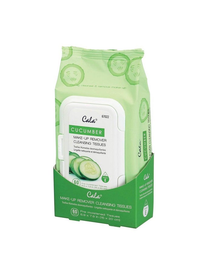 CALA Cucumber Make Up Remover Cleansing Tissues 60 Count 60 Count - Image 1