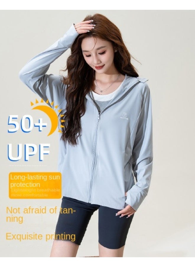 Baleno Women's Summer Outdoor Slim Fit Bear Print Uv Protection Jacket Lightweight Casual Fashion Hooded Sunscreen Coat - Image 1