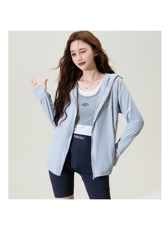 Baleno Women's Summer Outdoor Slim Fit Bear Print Uv Protection Jacket Lightweight Casual Fashion Hooded Sunscreen Coat - Image 3