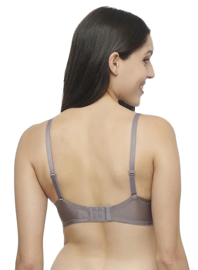 ترايامف Triumph New Lace Bandeau Wired Padded Full Coverage Bra Grey