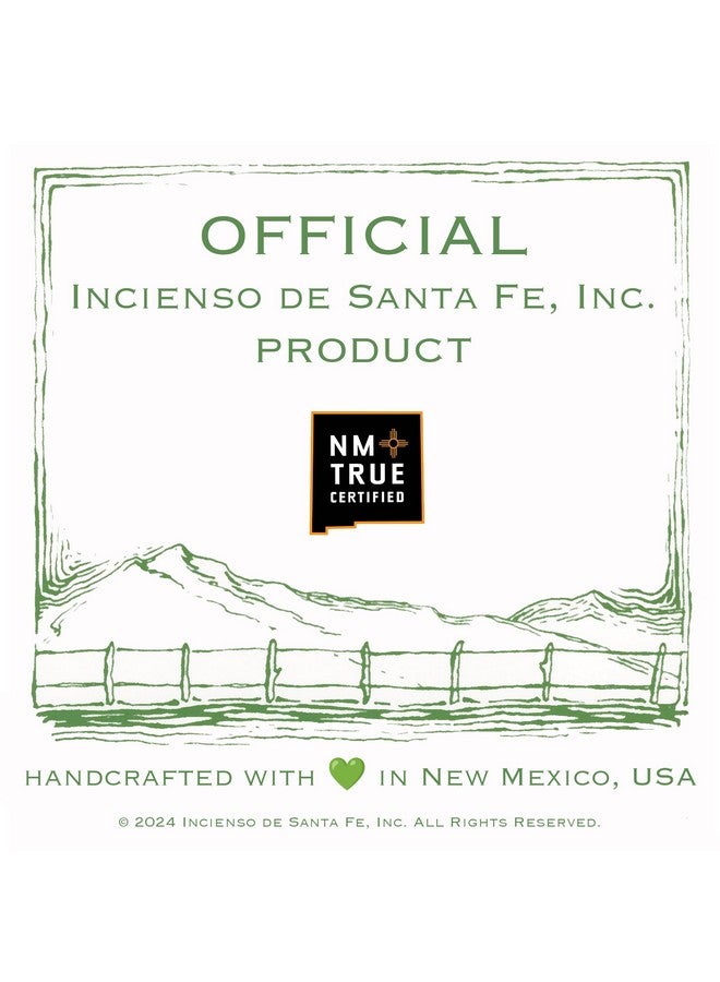 Incienso de Santa Fe Incienso de Santa Fe - Piñon Natural Wood Incense Bricks with Holder, 100 Count - Made in The USA - Image 4