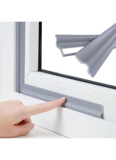 Sweet seven 197 Inch/5M Window Weather Stripping Door Seal Strip Draft Stoppers for Bottom of Doors Self-Adhesive Weather Stripping Window Insulation for Winter Soundproof Anti-Collision  - Image 1