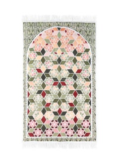 MANASEK Prayer mat padded from Manasek a popular local brand – prayer mat lined with 100% polyester with 3D embroidery with bag - Luxurious and elegant design suitable for gifting - 70X120  - Image 1