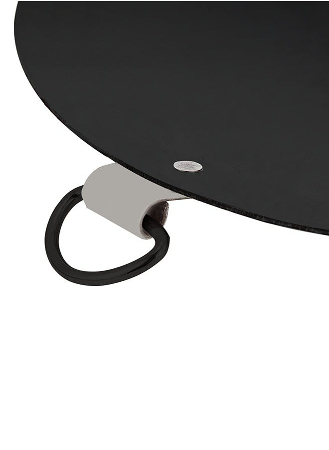 Lion Lion Iron Ring Tawa with  One-Side Ring Handle – No. 20, 50 cm, Heavy-Duty Iron for Even Heating, Perfect for Large Dosa, Roti, and Flatbreads  - Image 4