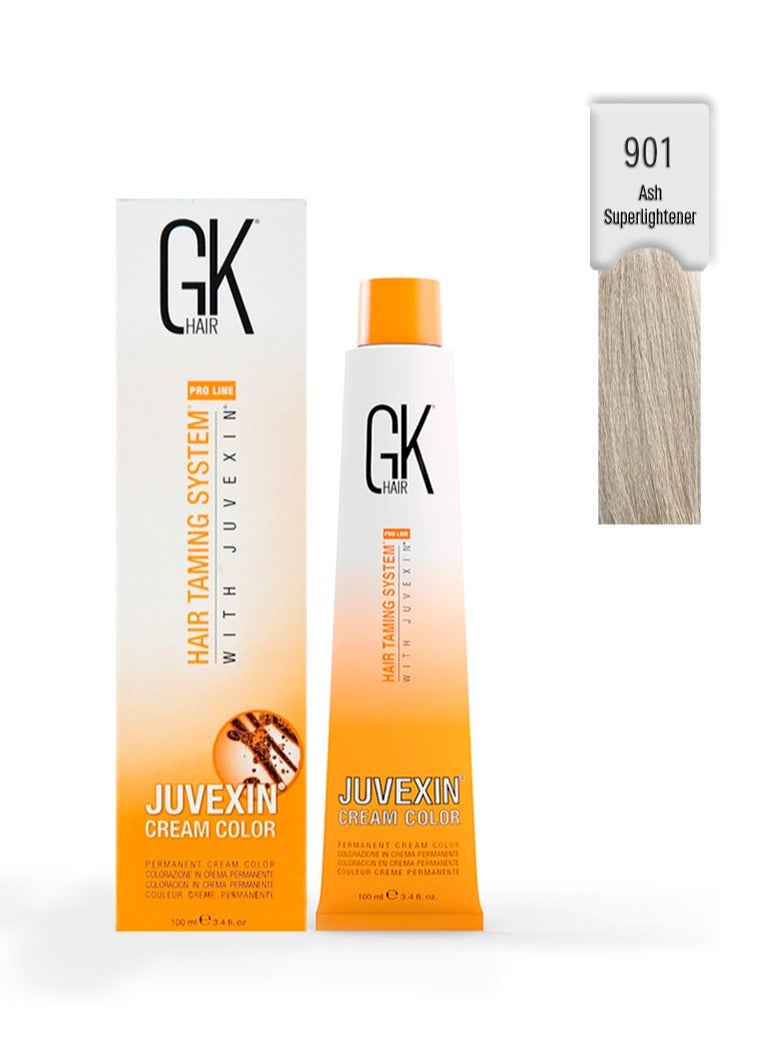 GK Hair Cream Hair Dye 901 Ash Super Lightener