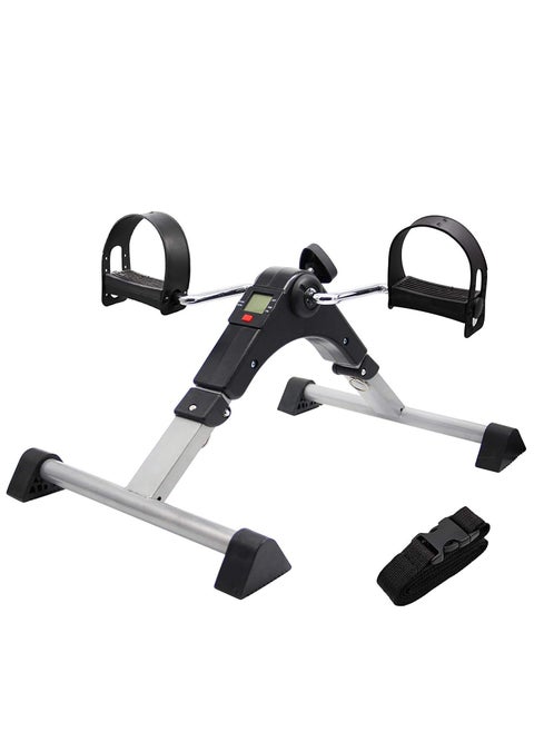 Mini Exercise Bike with Digital Monitor, Portable Pedal Exercise Bike for Legs and Arms, Under Desk Mini Cycle, 50 x 41 x 28 cm