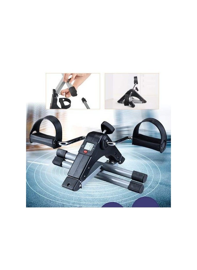 NBB GLOBAL TRADERS - Mini Exercise Bike with Digital Monitor, Portable Pedal Exercise Bike for Legs and Arms, Under Desk Mini Cycle, 50 x 41 x 28 cm - Image 1