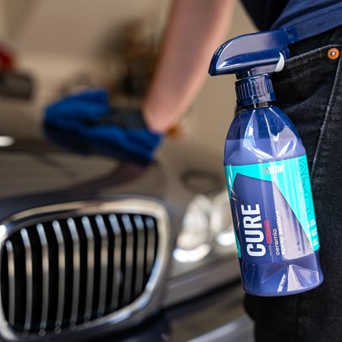 GYEON Cure 400 ml - Hydrophobic Ceramic Spray Sealant - Add Gloss, Slickness, Water Beading, and Silica Protection Immediately to your Cars Paint - Easy to use Ceramic Sealant - Image 4