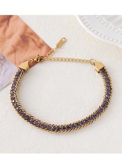 Mark Fairwhale Fashionable High-end Light Luxury Four Petal Flower Bracelet 