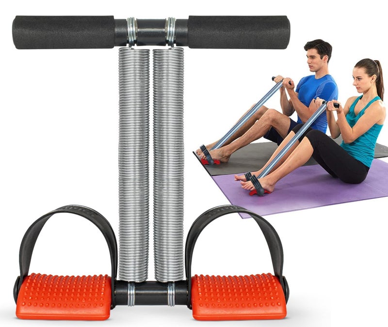 TEKCOOL جهاز تقليم البطن بنابض مزدوج للرجال والنساء لتمارين البطن وممارسة الرياضة في الصالة الرياضية - Image 1