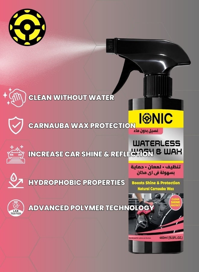 IONIC Waterless Wash & Wax - Car Shine - Exterior Car Care - Image 4