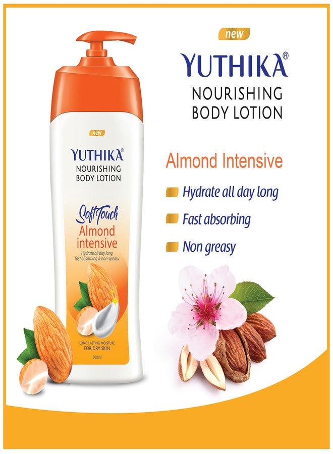 Yuthika Almond Body Lotion 500ml with Sunscreen Lotion 100ml, Sunscreen SPF 30 PA+++ with UVA & UVB Protection, Nourishing Body Lotion for Women & Men - Image 4