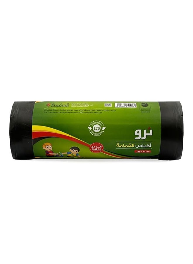 Tru Garbage Bags Roll Black, 50 Gallon Mid-Large (Household bags), 75x103cm - 20 Bags black - Image 3