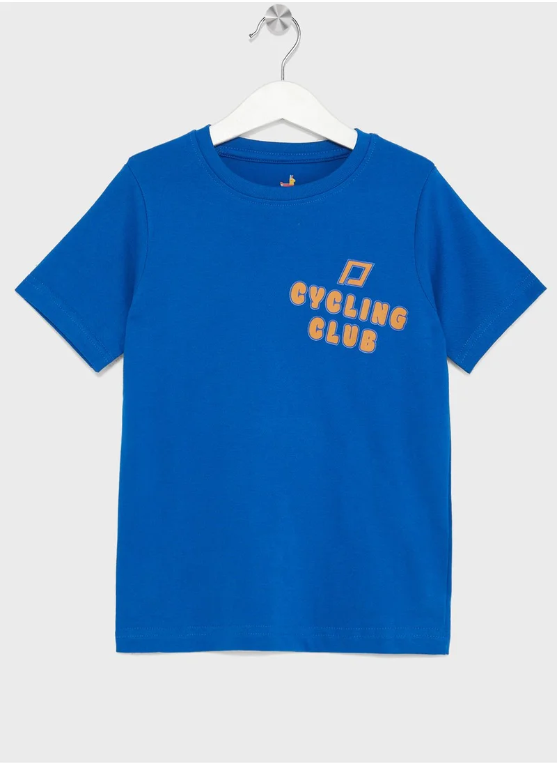 بنياتا Boys Front And Back  Printed T-Shirt