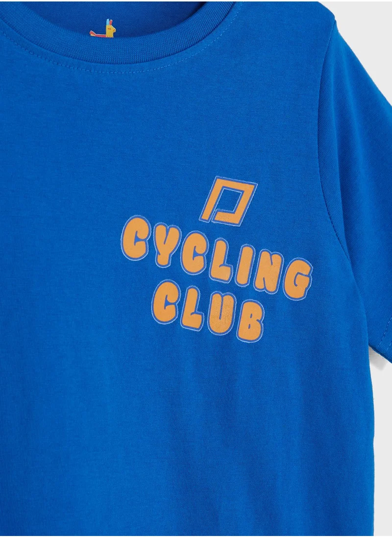 بنياتا Boys Front And Back  Printed T-Shirt