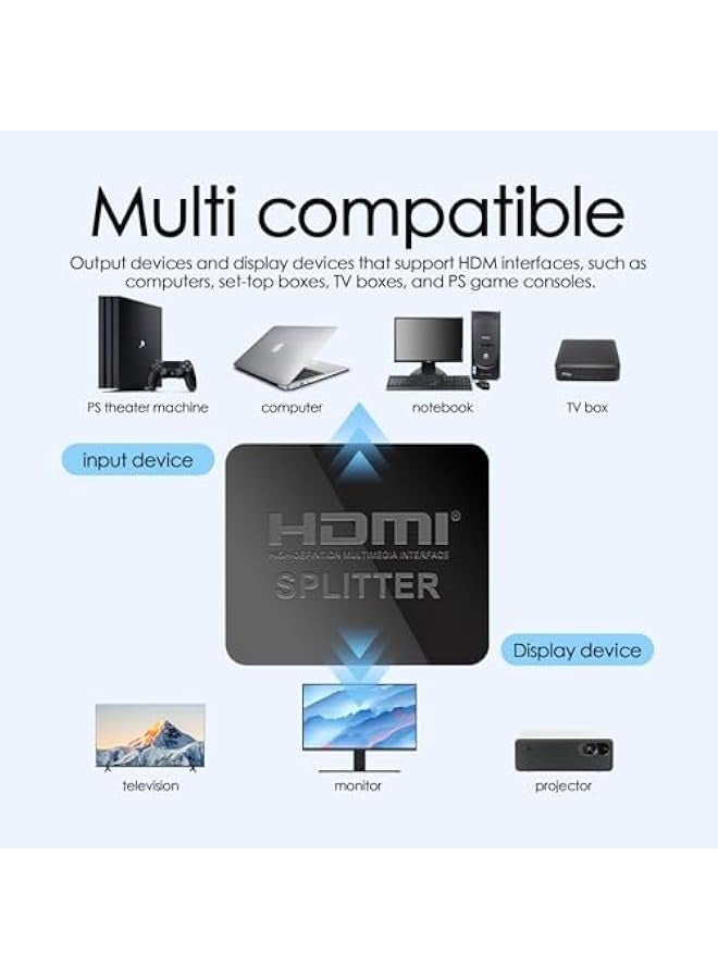 جهاز تقسيم الإدخال الواحد والإخراج المزدوج عالي الدقة لعكس الفيديو 4K - Image 2