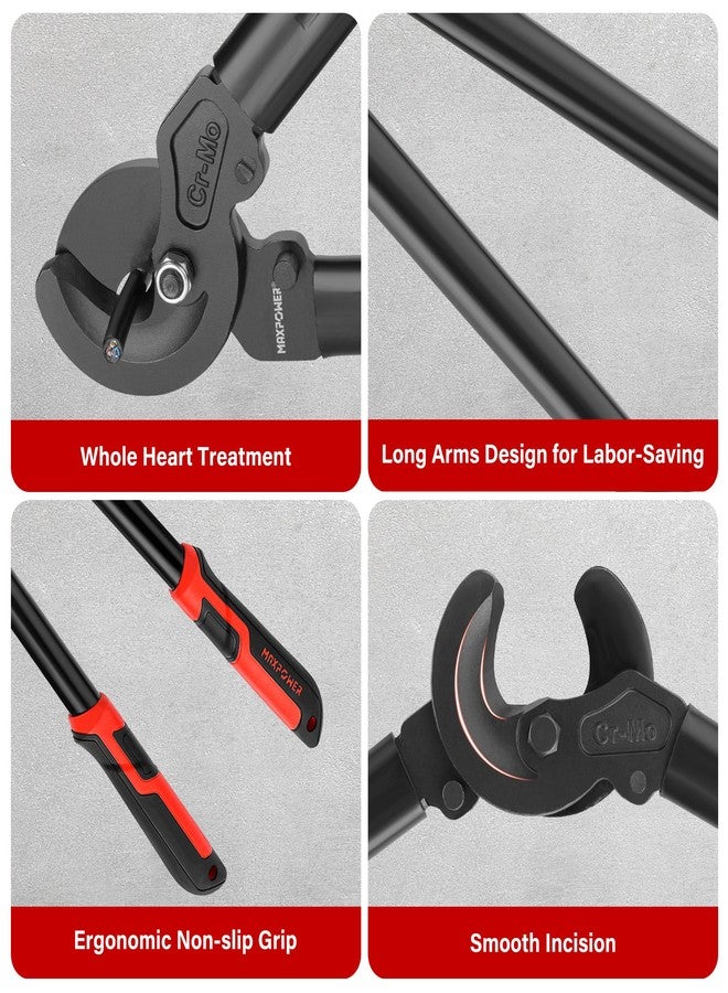 MAXPOWER Cable Cutters, 25-Inch Heavy Duty Cable Cutter for Aluminum, Copper and Communications Cable - Image 5
