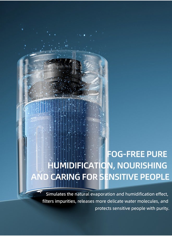 Joshberg Humidifier for Bedroom,4L Humidifiers for Baby Nursery & Plants Indoor, Purification filter & Blue Light Negative ion ,Mist Level Control,Quiet Sleep Mode,Essential Oil Diffuser,Lower Noise,White  - Image 2