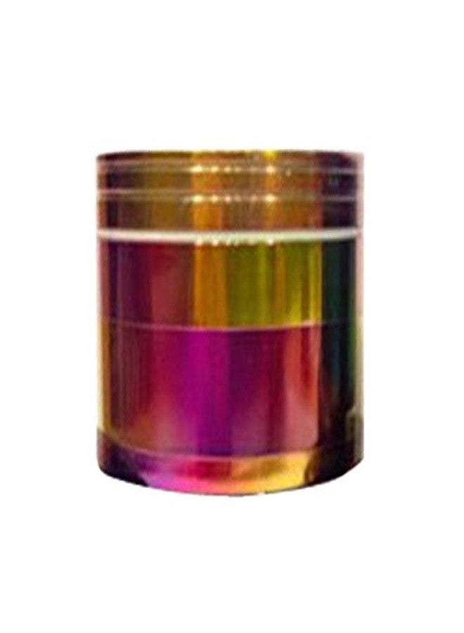 True Handmade Standard Aluminium Herb Grinder(4 Part, 50mm, Rainbow)