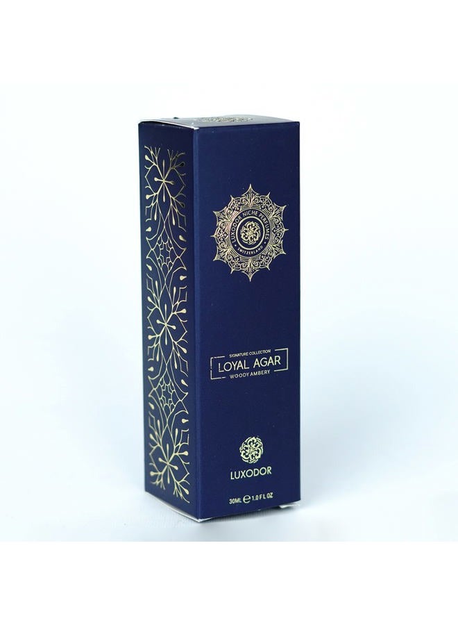 LUXODOR Loyal Agar-Wood Ambery Perfume | Signature Collection Fragrance - Unisex | Long Lasting | Best Perfume for Women and Men - 1.0 oz - Image 2