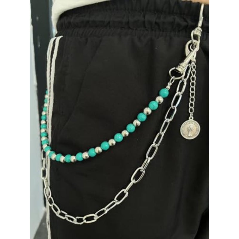 Wallet Chains for Men Chain Belt Country Concert Outfits for Women Western Pants Pocket Chain Layered Jean Chains - Image 2