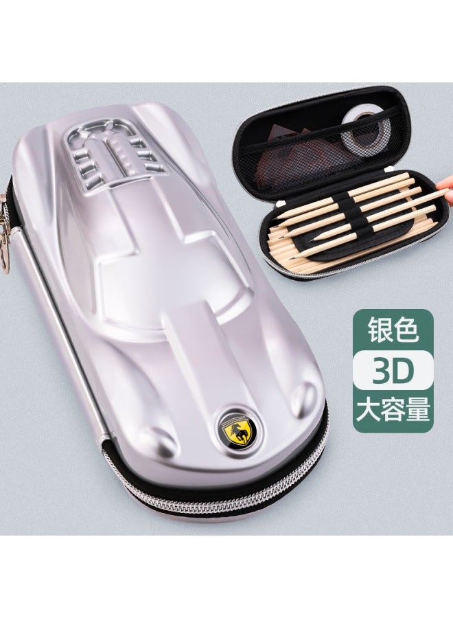 Car-shaped Stationery Box Cartoon 3d Sports Car Model Large Capacity Pencil Bag Primary School Student Prize Gift Pencil Case - Image 1
