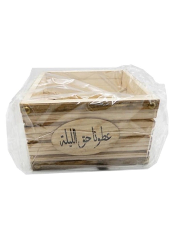 Generic Wooden Basket 15x15x9CM Versatile and Durable Rustic Design Ideal for Home Décor Storage Fruit Gift Presentation Craft Projects and Table Centerpieces  - Image 5
