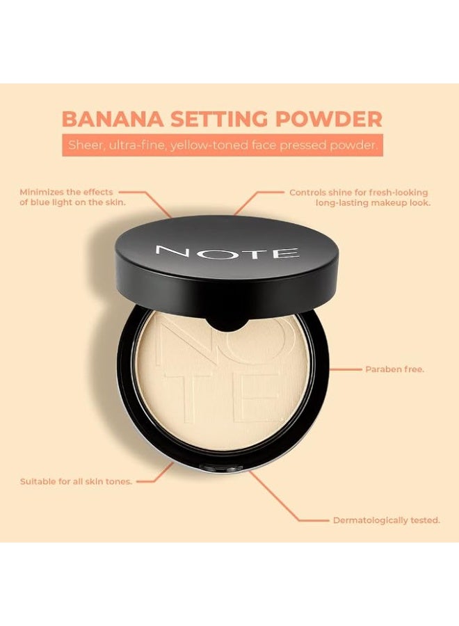 Note Cosmetique Banana Setting Powder 10g | Matte Loose Face Powder - Image 4