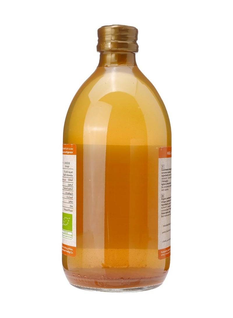 Organti Organic Apple Cider Vinegar With Cinnamon And Turmeric 500ml  - Image 2