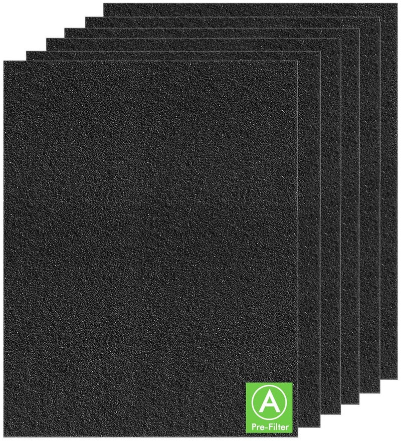 DEKIRU Dekiru Carbon Activated Filter Precut for HPA300 Prefilter Compatible with Honeywell Air Purifier Filter Replacement, Fit for Easy Installation Advanced Filters (6 Pack)  - Image 1