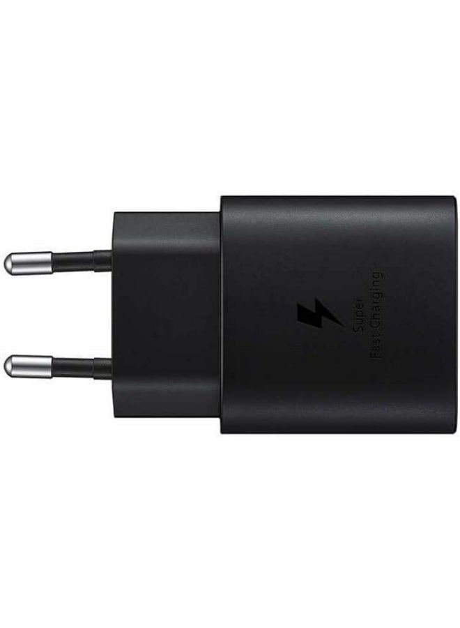 محول شاحن  فائق السرعة 45 وات متوافق مع اجهزة سامسونج USB Type-C إلى USB Type-C  - أسود - Image 3