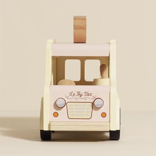 Le Toy Van - Wooden Doll House Dolly Ice Cream Van Play Set for Dolls Houses | Daisylane Dolls House Furniture Sets - Suitable for Ages 3+ - Image 5