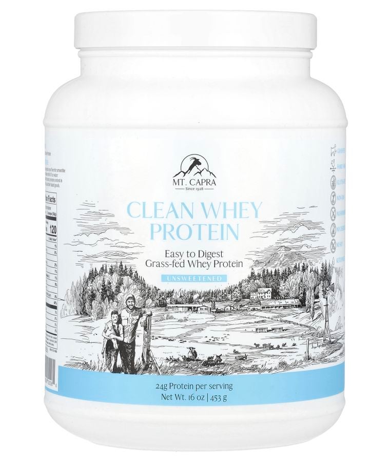 Clean Whey Protein Unsweetened 16 oz (453 g)
