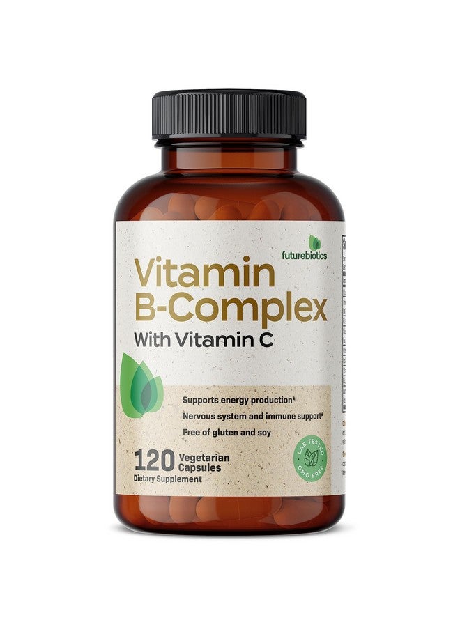 Futurebiotics Vitamin B Complex with Vitamin C Supports Energy Production, Nervous System & Immune Support - Non-GMO, 120 Vegetarian Capsules - Image 4