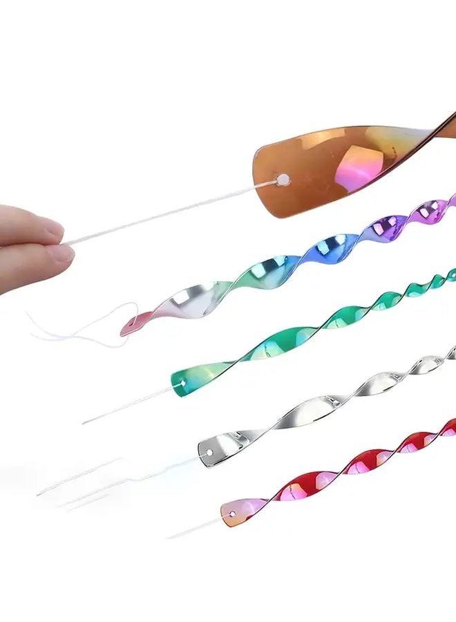 5pcs Mixed Color Wind Spinner Bird Repellent for Garden Balcony Farm Decoration - Image 5