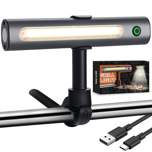 OHIFAST Barbecue Grill Light Designed for Blackstone Weber Grill Blackstone Griddle Accessories Rechargeable LED Light for Outdoor Grilling Accessories Smoker BBQ Grilling Gift for Men Dad Him - Image 1