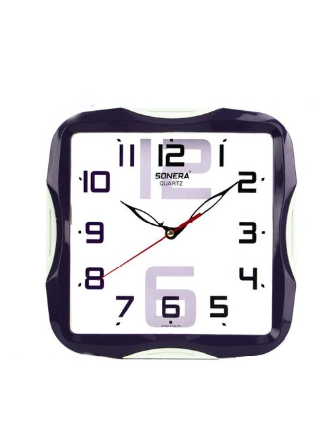 Sonera Wall Clock -9751-Analog -Quartz - Purple - Image 1