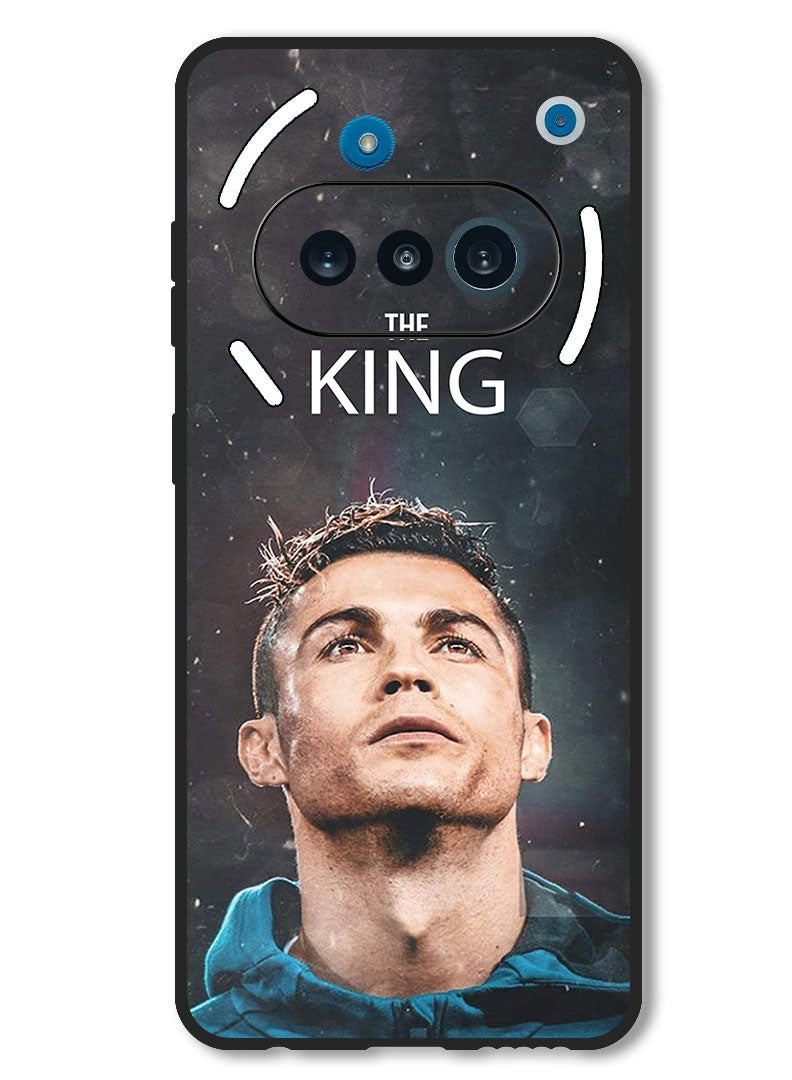 Theodor Case Compatible with Nothing Phone 3a Protection Shockproof Bumper Cover Ronaldo The King - Image 1