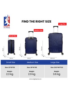 PROTECTOR ABS HARD TROLLEY 20,24,28 inch 3 Piece Set NAVY BLUE - pzsku/ZCA199934307A285E1643Z/45/_/1738332146/6153b285-a9db-4f5d-8402-8fdec6c154c2