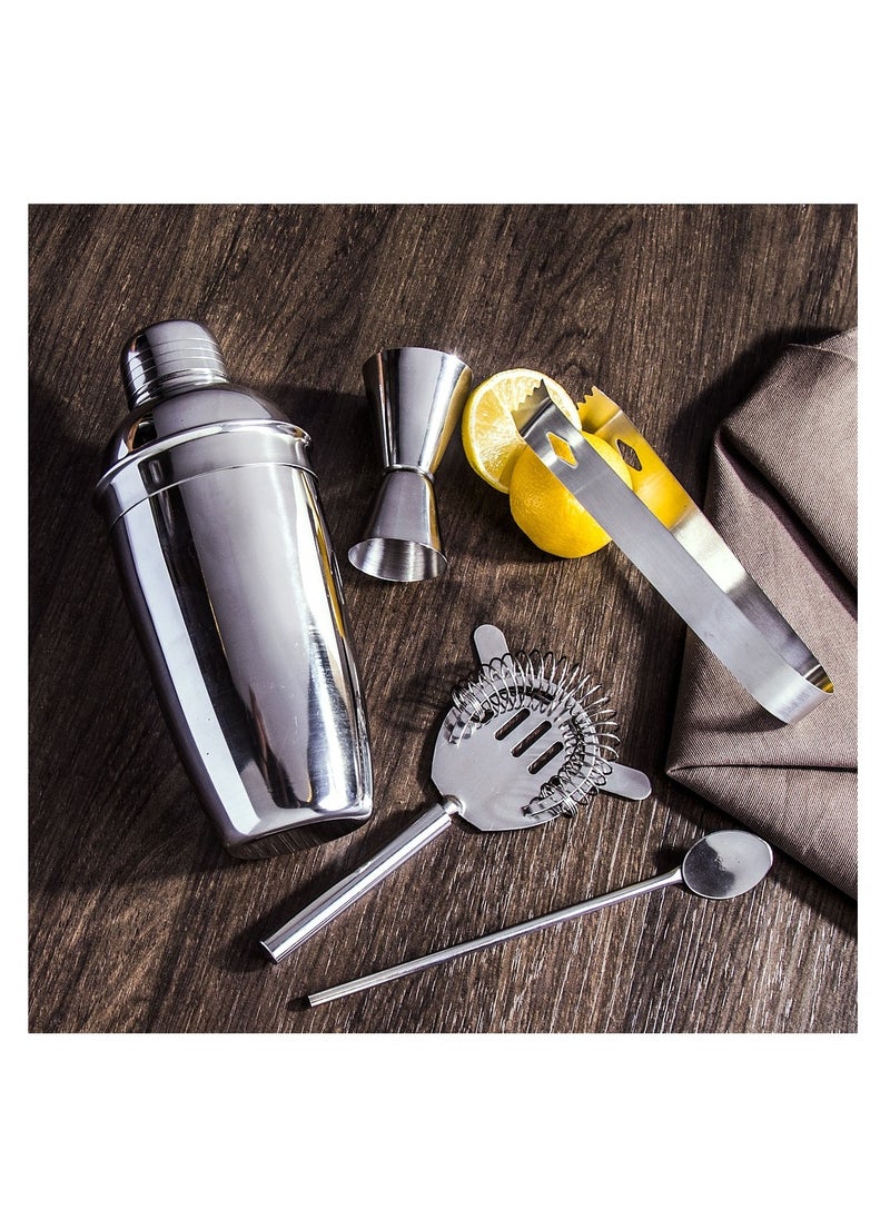 Excellent Houseware Cocktail Shaker Stainless Steel Set 5 Pcs.  - Image 3