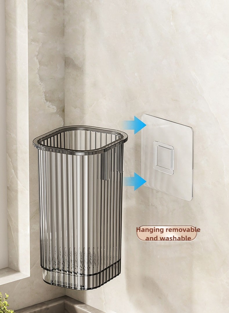 هايدو 4PCS مجموعة تخزين متعددة الوظائف المثبتة على الحائط (4 ألوان) - تركيب خالي من الأدوات ، تصميم قطرة ، مثالي للعصي / الملعقة / الملعقة ، ويشمل الرمادي الشفاف / الواضح / البندقية الرمادية / أبيض الحليب - Image 3