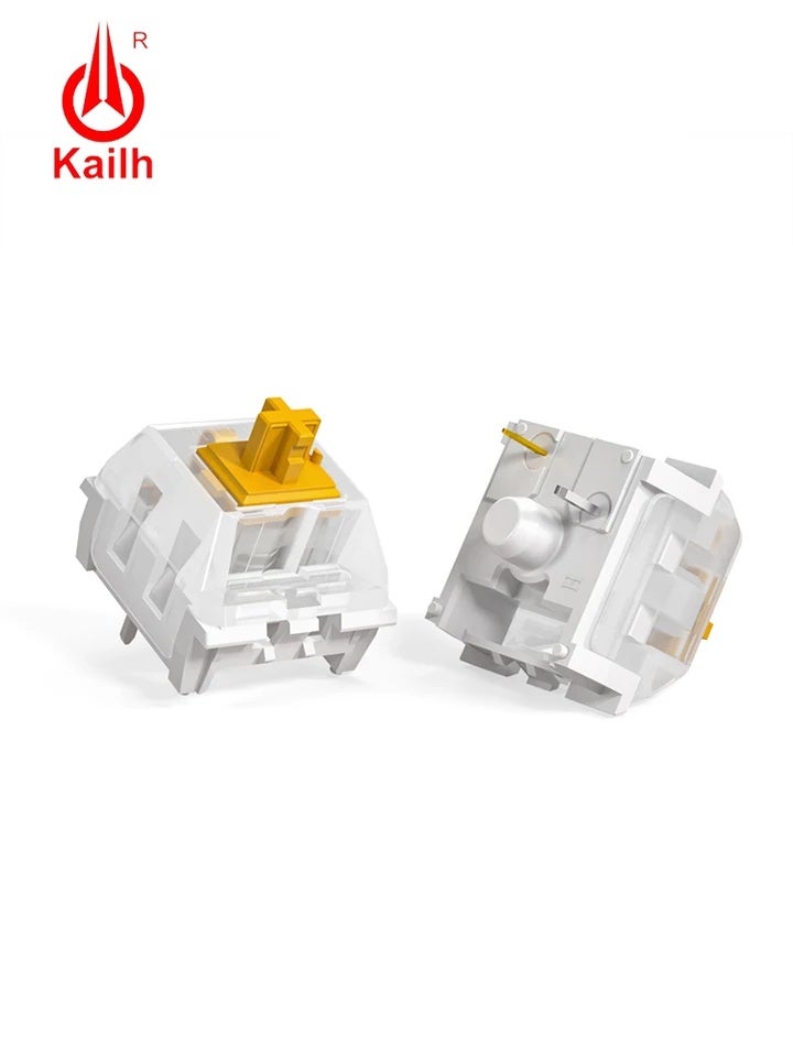 KAILH لوحة مفاتيح Kailh Speed Mechanical Keyboard Switches, Silver Copper Pink Thick Gold, Linear Tactile Clicky, MX RGB SMD 3-Pin, DIY - Image 5