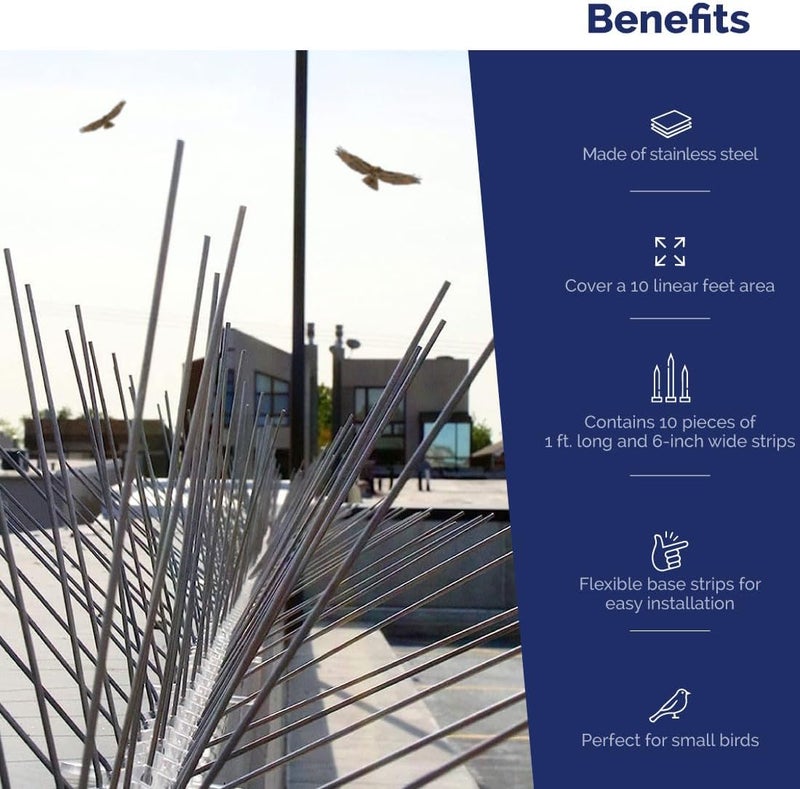 Bird-X Stainless Steel Bird Spikes - Image 4