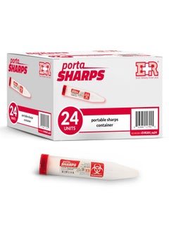 Ever Ready First Aid Ever Ready First Aid Porta Sharps Transportable Sharps Container with Locking Mechanism - 24 Count 