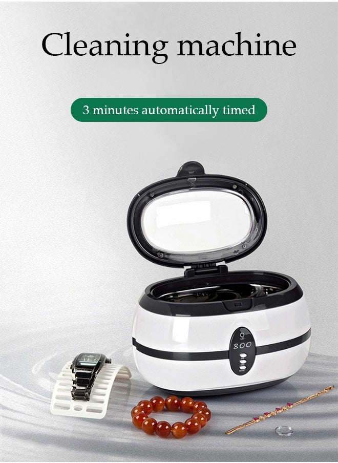 Generic Ultrasonic Cleaner,  Professional Jewelry Cleaner Ultrasonic Machine with Watch Holder, Cleaning Basket for Rings, Jewelry, Eyeglasses, Watches, Dentures (600 ml), Low Power Sonic Cleaner 35W.  - Image 4