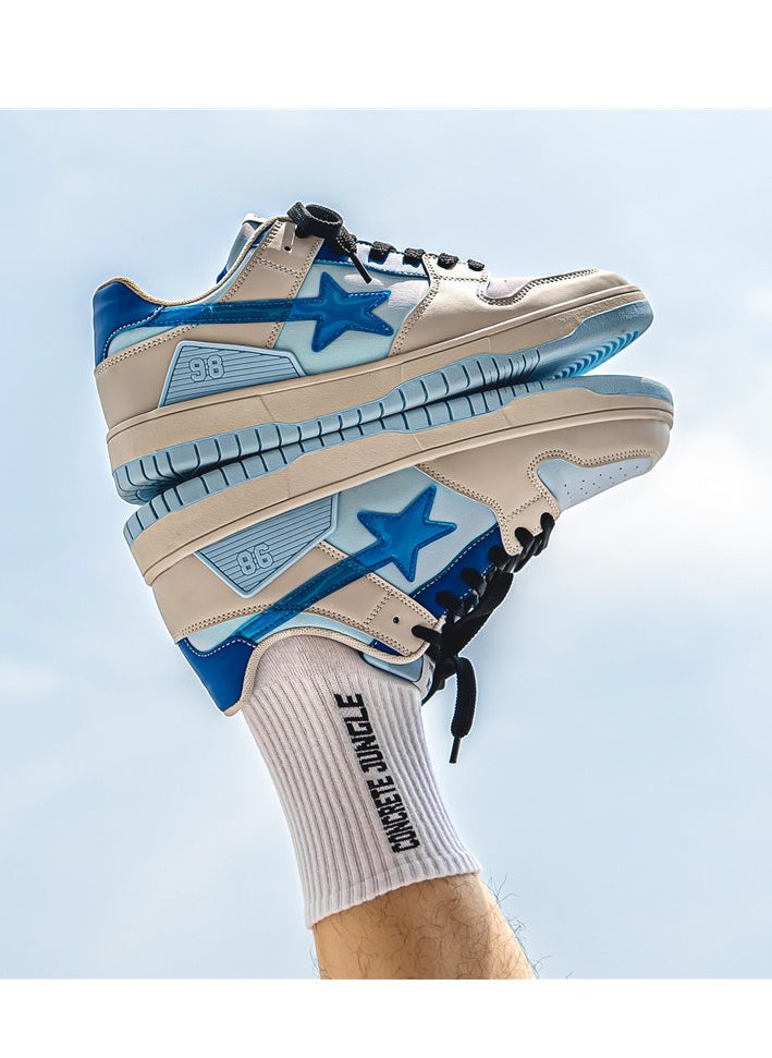 KUYING New Fashion Trend Men's Board Shoes Gradient Low Top Sports Shoes  - Image 2