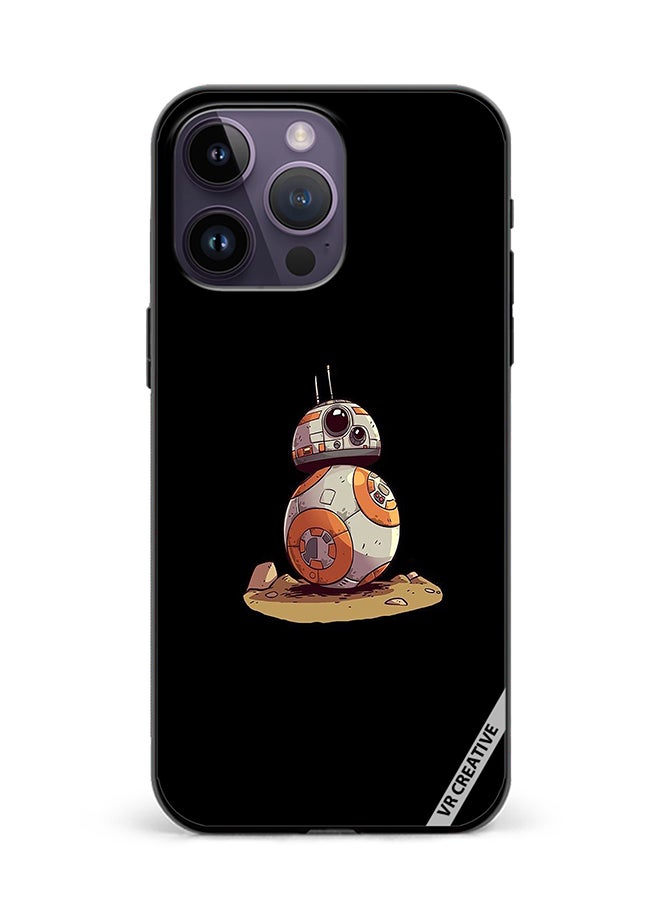 VR CREATIVE Protective Case Cover For Apple iPhone 16 Pro Max Bb8 Star Wars Character Design Multicolour